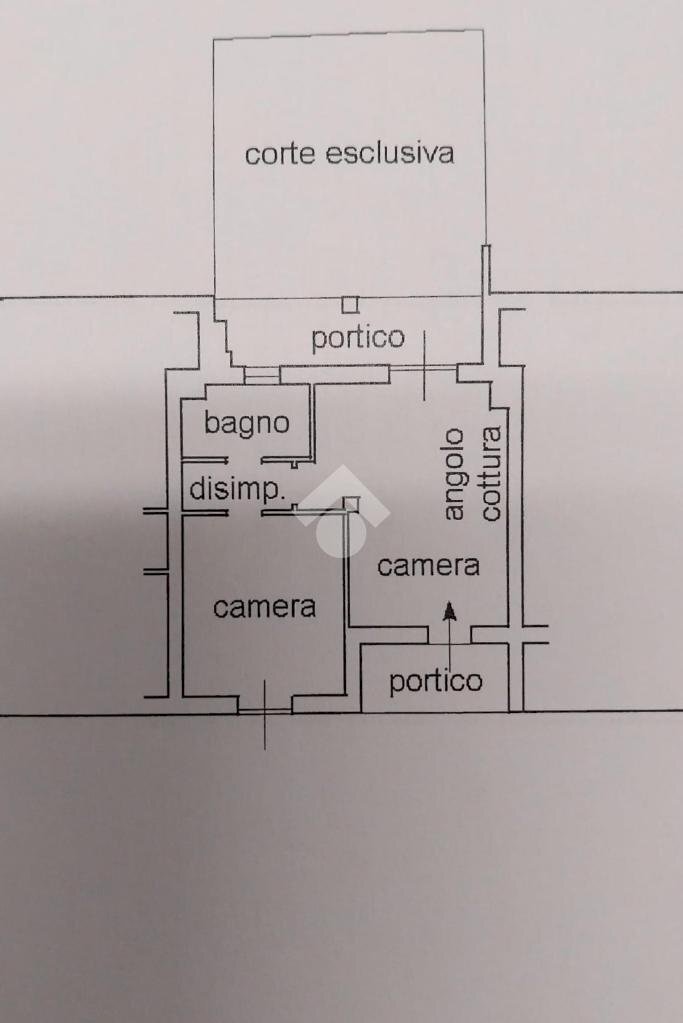 Bilocale Via Pero, Fusignano - planimetria 1