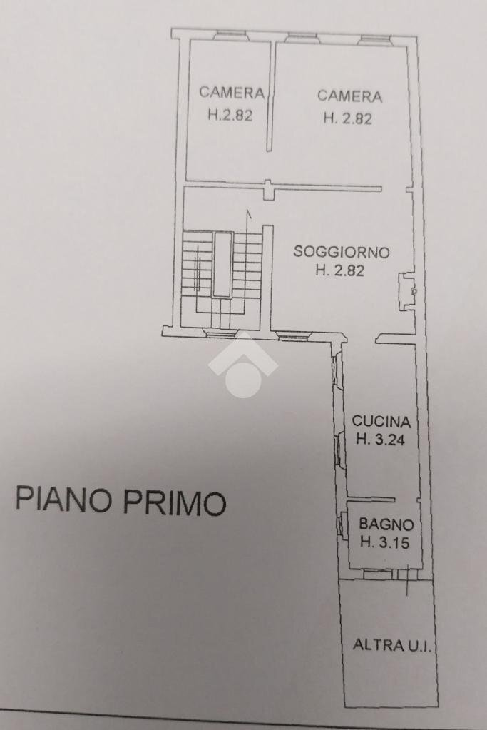 Three-room apartment Via Passamonti, Lugo - floor plans 1