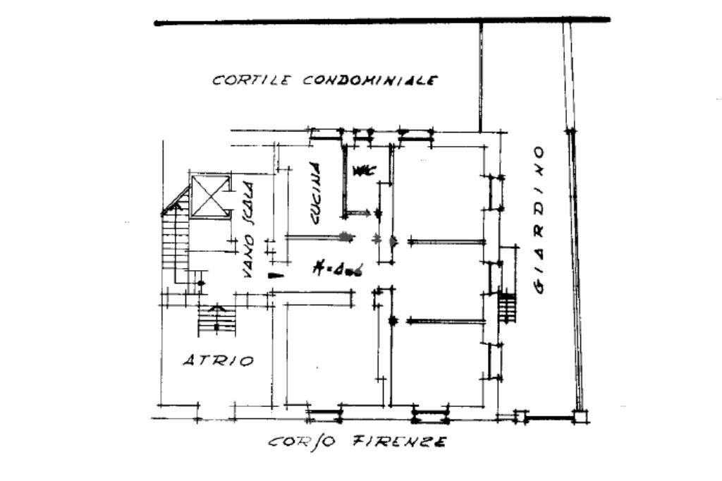 Appartamento Corso Firenze, Genova (zona Castelletto) - planimetria 1