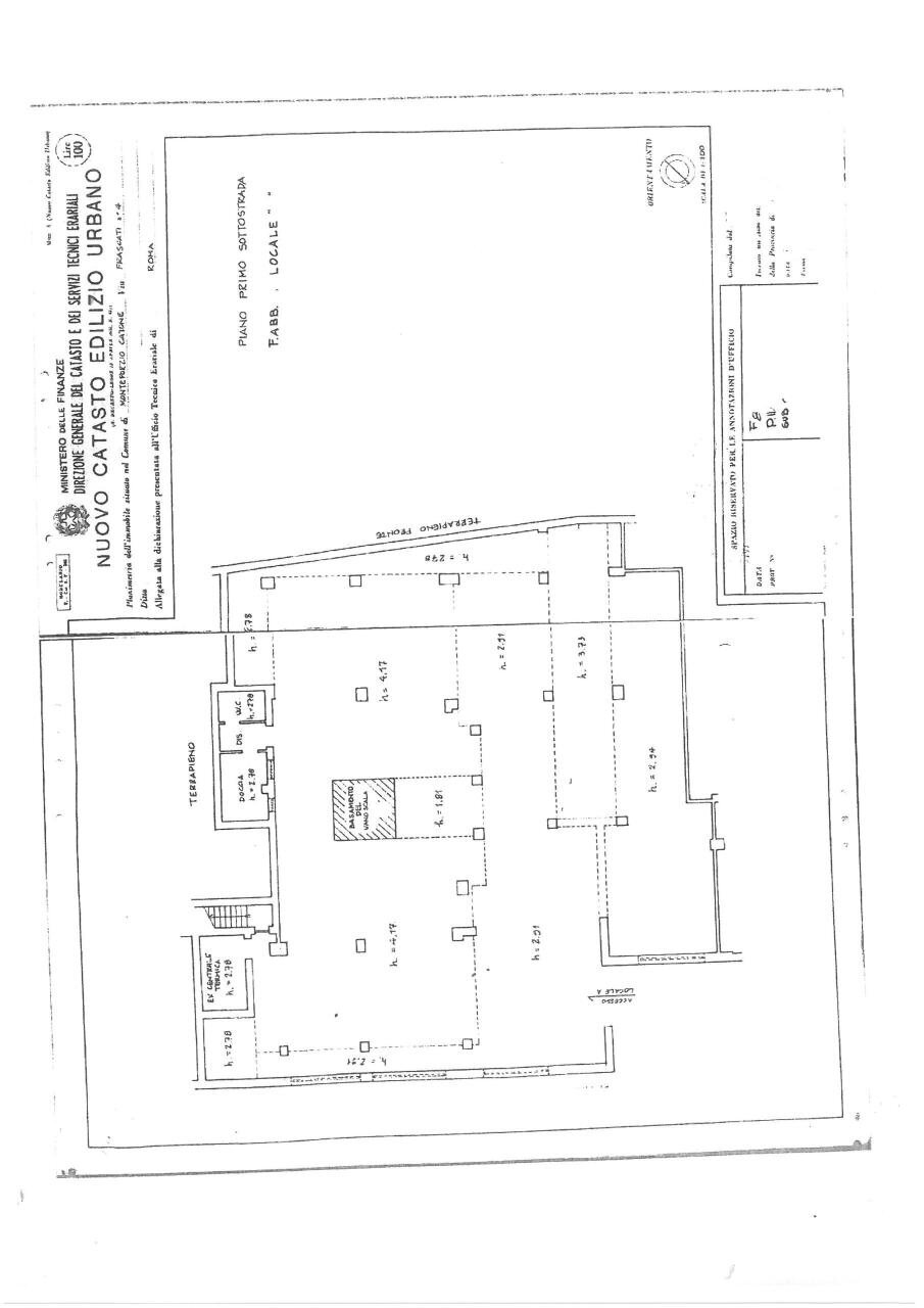 SKM_C250i26080409550 - Magazzino Via Frascati Antica, Monte Porzio Catone - planimetria 1