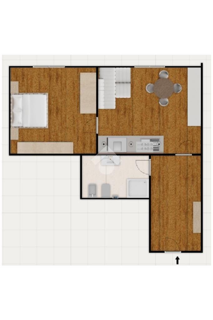 Two-room apartment Via antonio tantardini, Milano - floor plans 1