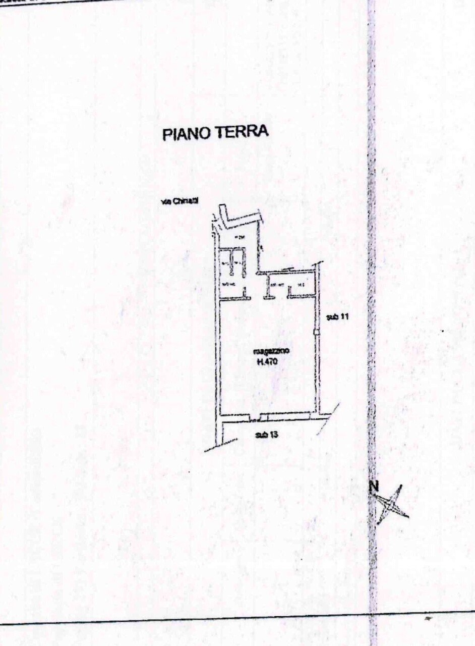 MAGAZZINO - Magazzino Viale G. Leopardi 134, Lecce - planimetria 1