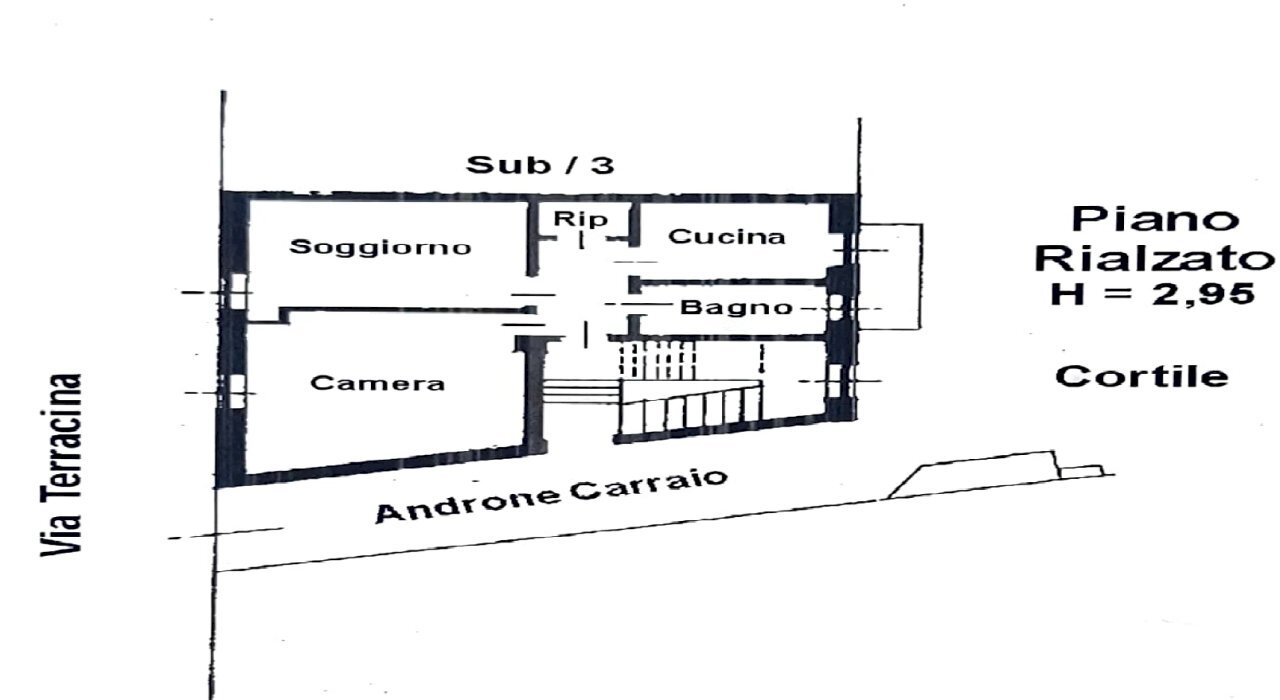 plan - Appartamento Via Terracina 9, Vercelli - planimetria 1