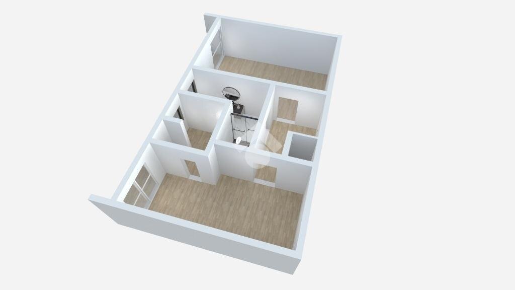Bilocale Via Giovanni Zambelli, Torino (zona Mirafiori Nord) - planimetria 1