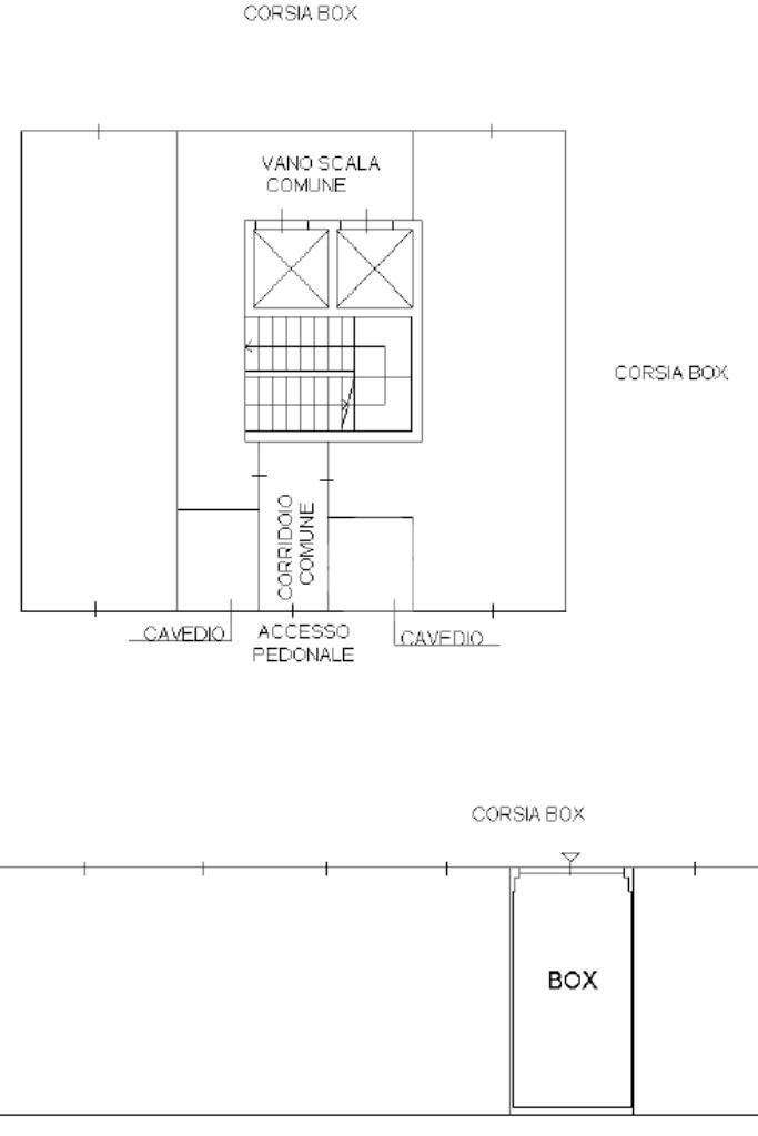 Box Via Teodosio, Milano (zona Casoretto) - planimetria 1