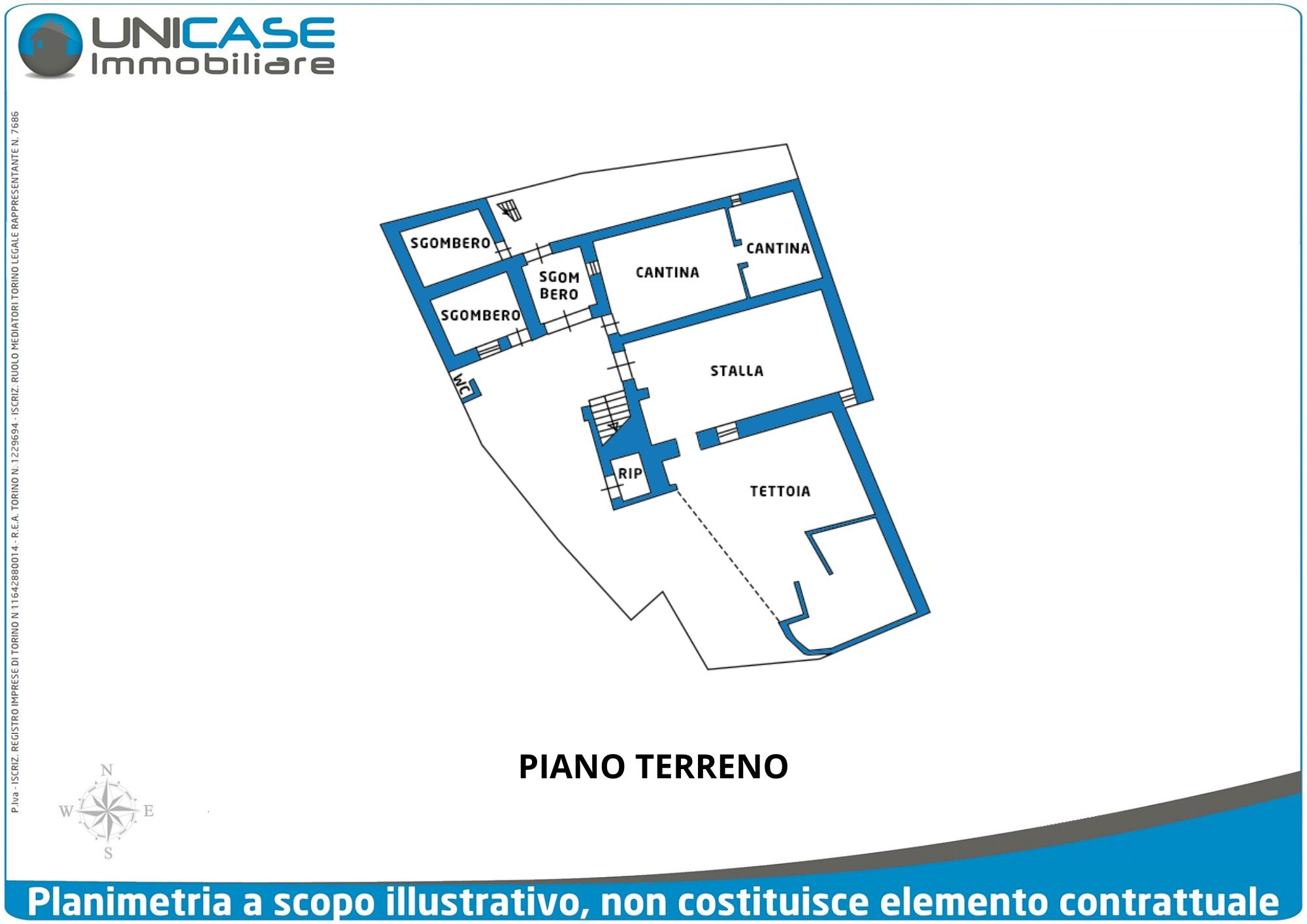 Rustico Borgata Barnaud, 3, Villar Pellice - planimetria 1