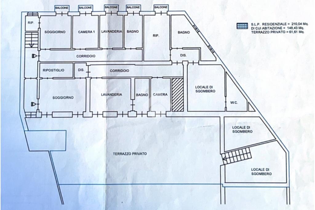 Stable - Palace Giovanni romita, Robella - floor plans 1
