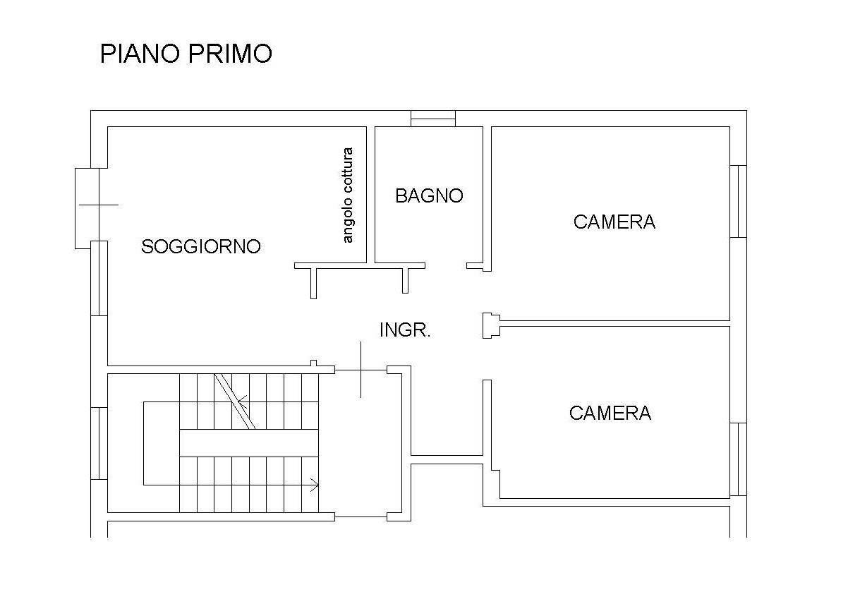 Three-room apartment Via Emilia Levante, 158, Bologna (neighborhood Savena) - floor plans 1
