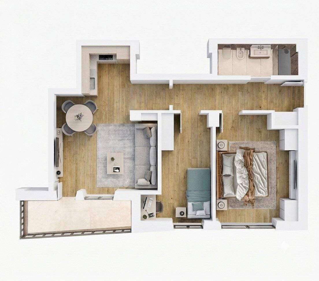 Foto 18 - Three-room apartment Via Bartolomeo Gosio
 
7, Roma - floor plans 1