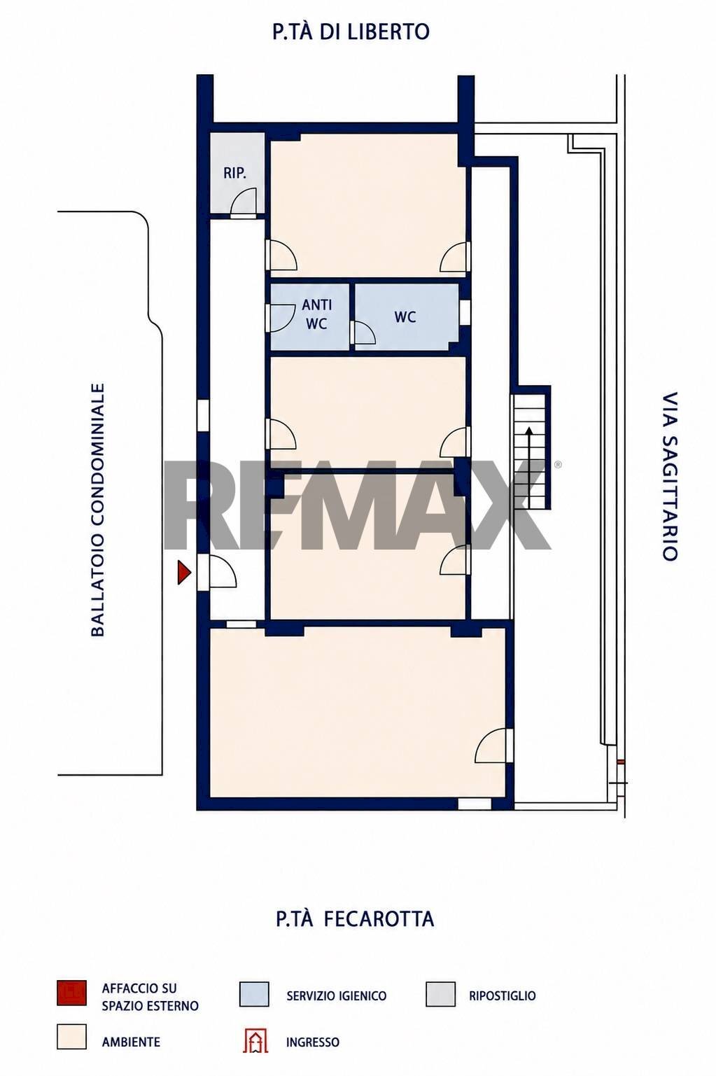 Pianta 2D - Trilocale Via Sirio
 
11, Palermo - planimetria 1