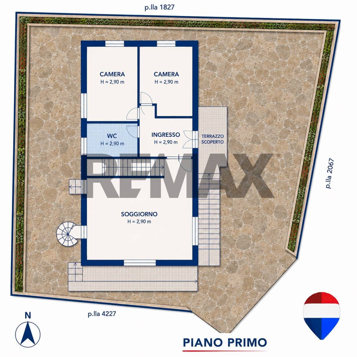 Pianta 2D - Villa Lungomare Cristoforo Colombo
 
846, Palermo - floor plans 1