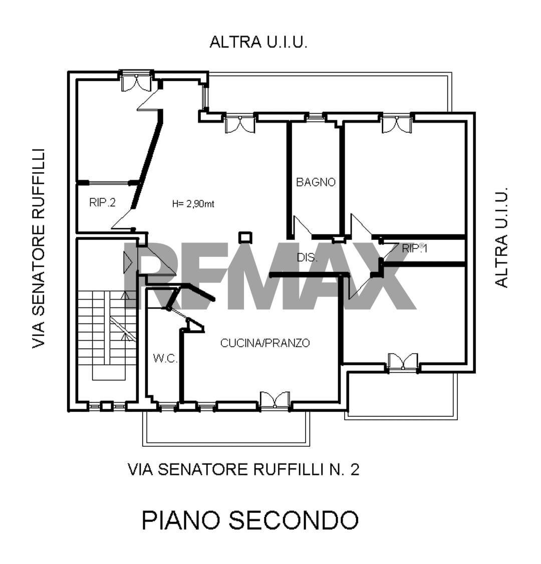 Pianta 2D - Apartment via senatore ruffili
 
2, Laterza - floor plans 1