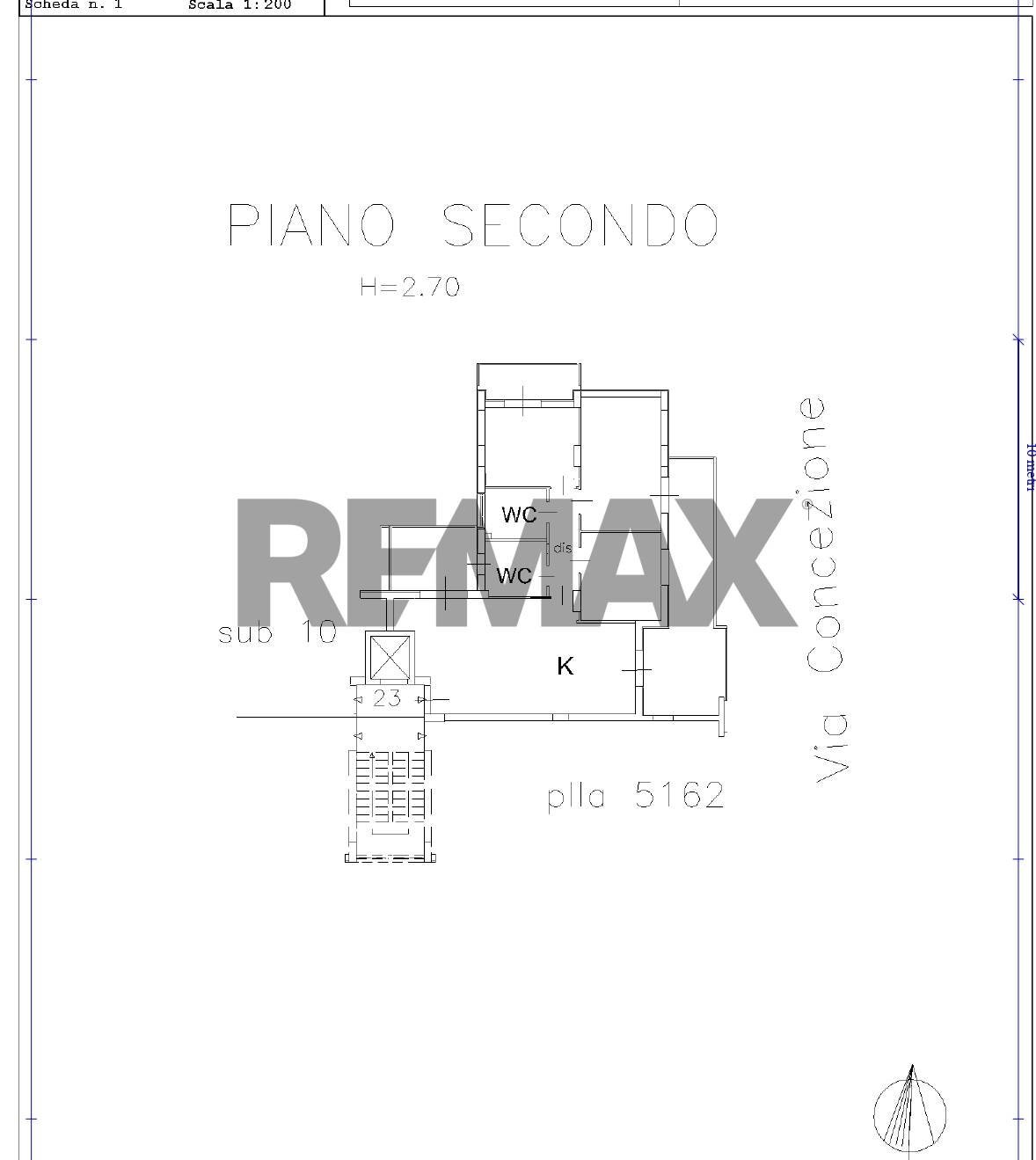 Pianta 2D - Four-room apartment Via Concezione
 
31, Caserta - floor plans 1