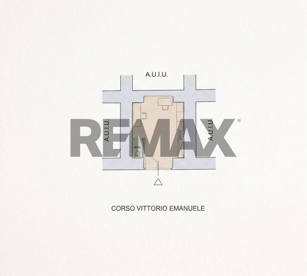 Pianta 2D - Commercial Premises Corso Vittorio Emanuele
 
472, Napoli - floor plans 1