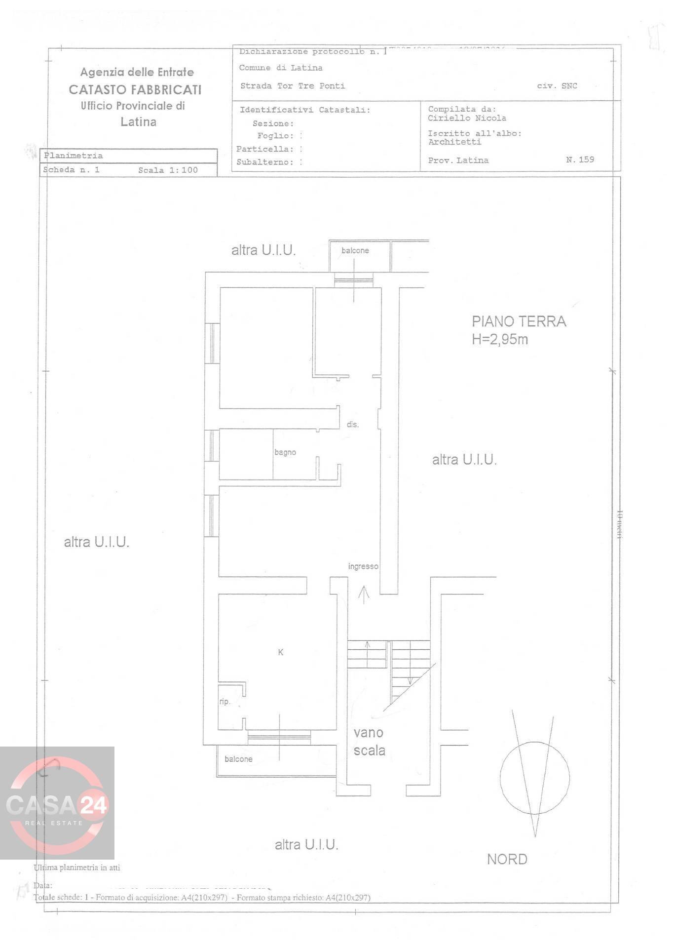 Foto 14 - Apartment Via San Francesco D'Assisi, Latina - floor plans 1