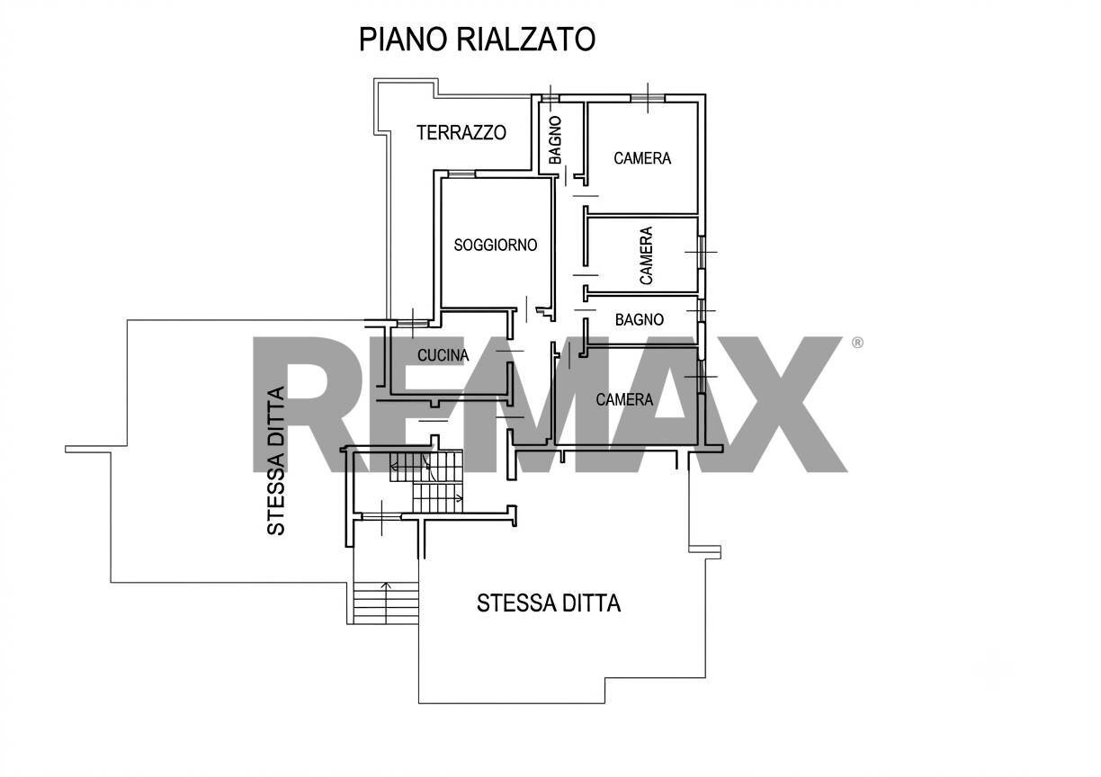 Pianta 2D - Four-room apartment Via Palmiro Togliatti
 
19, Collecchio - floor plans 1