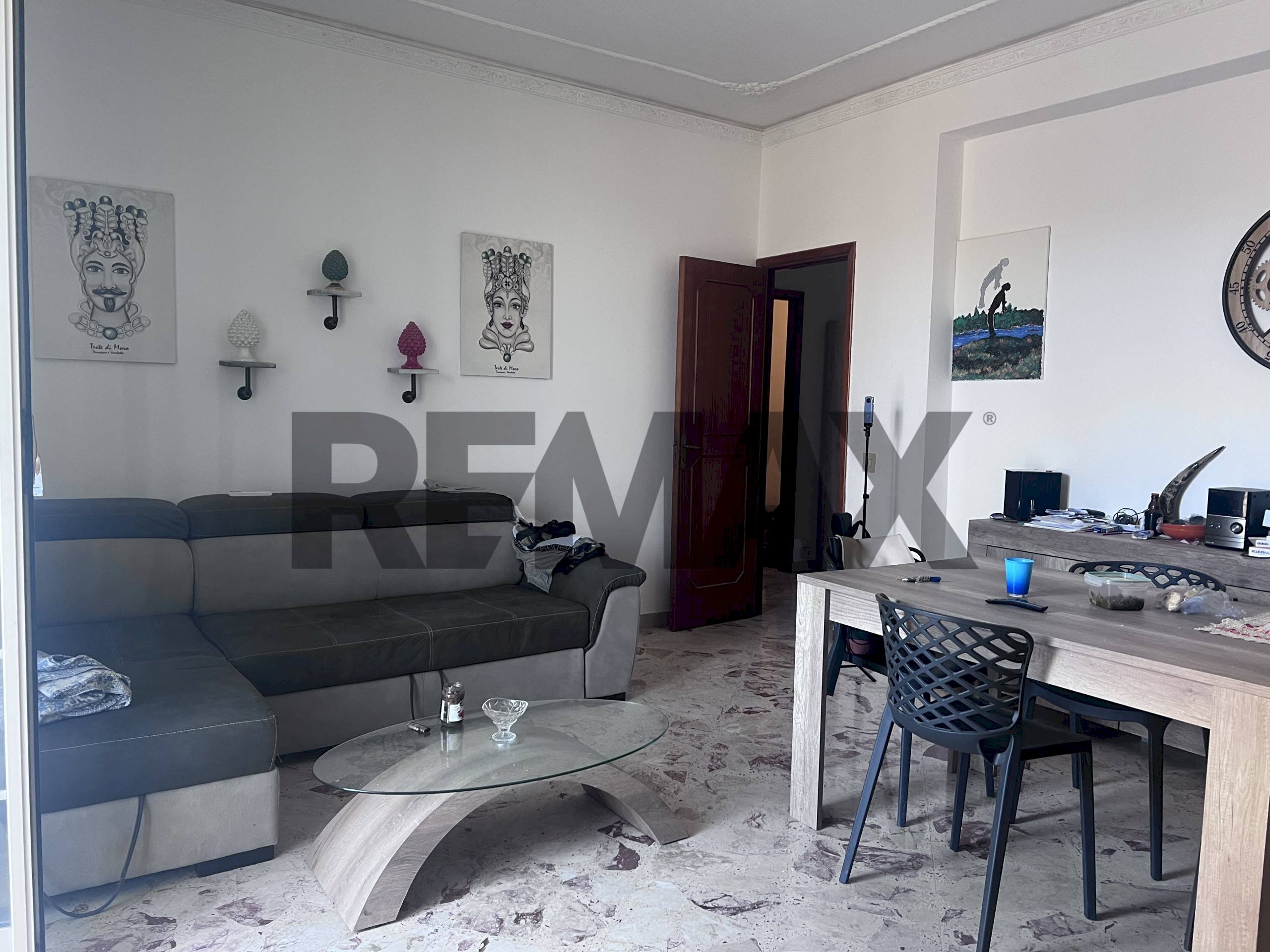 Sala da pranzo - Quadrilocale VIA STESICORO
 
26, Trabia - foto 1