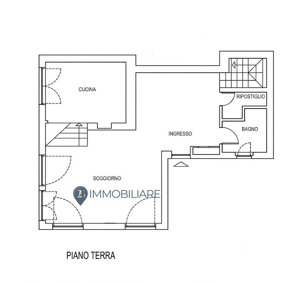 Foto 24 - Semi-detached house Zanego, Ameglia - floor plans 1