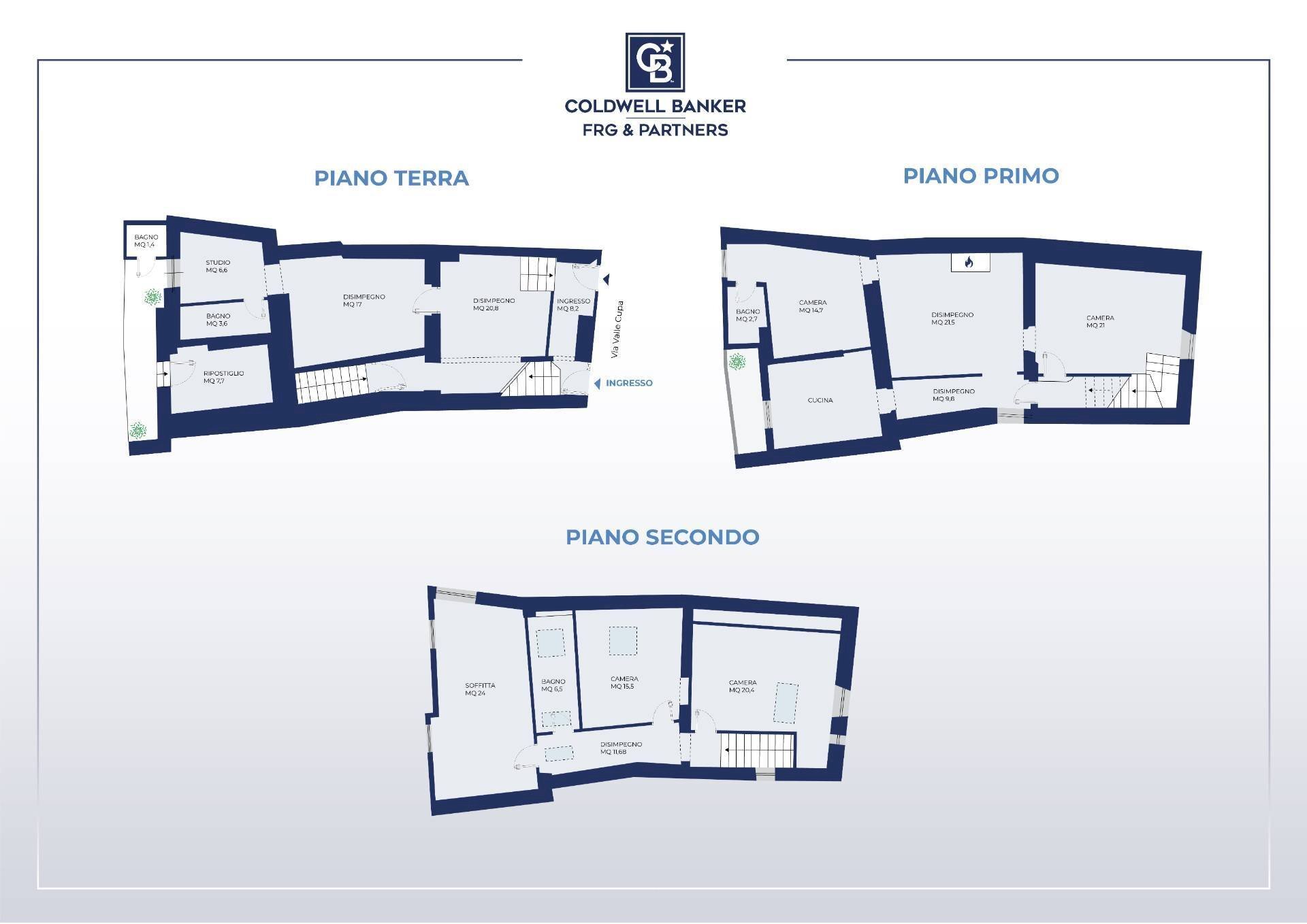 Foto 34 - Independent house Via Vallecupa
 
13/15, Viterbo - floor plans 1