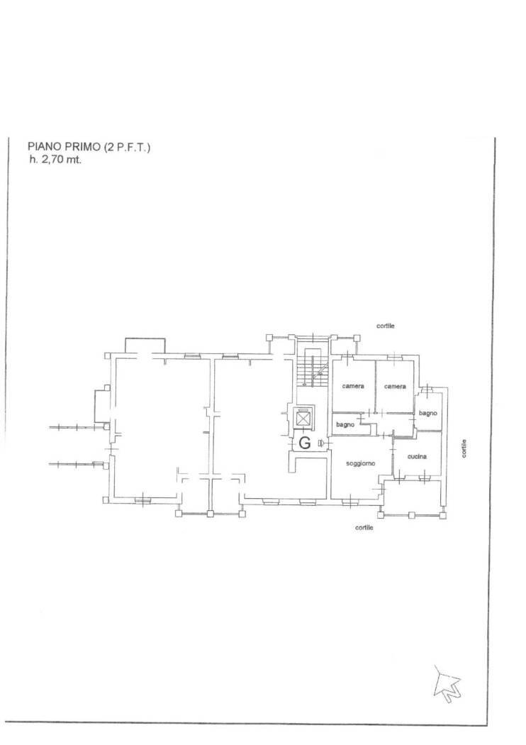Quadrilocale via Guglielmo Marconi, 14/7, Vinovo - planimetria 1