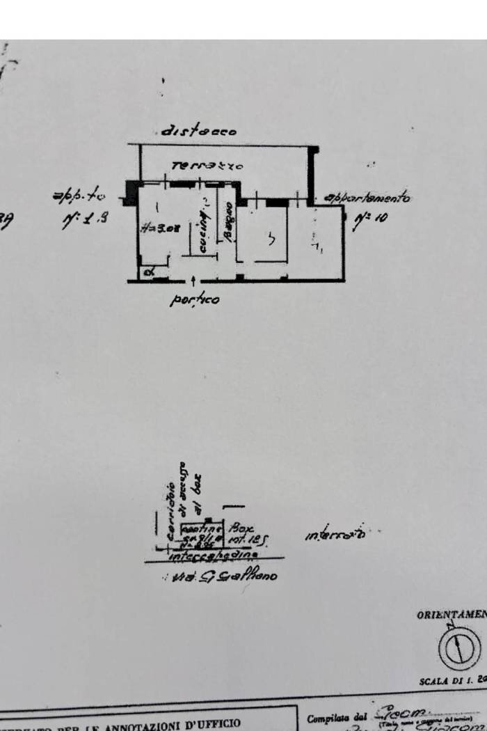 Trilocale via Giuseppe Galliano, Genova (zona Sestri Ponente) - planimetria 1