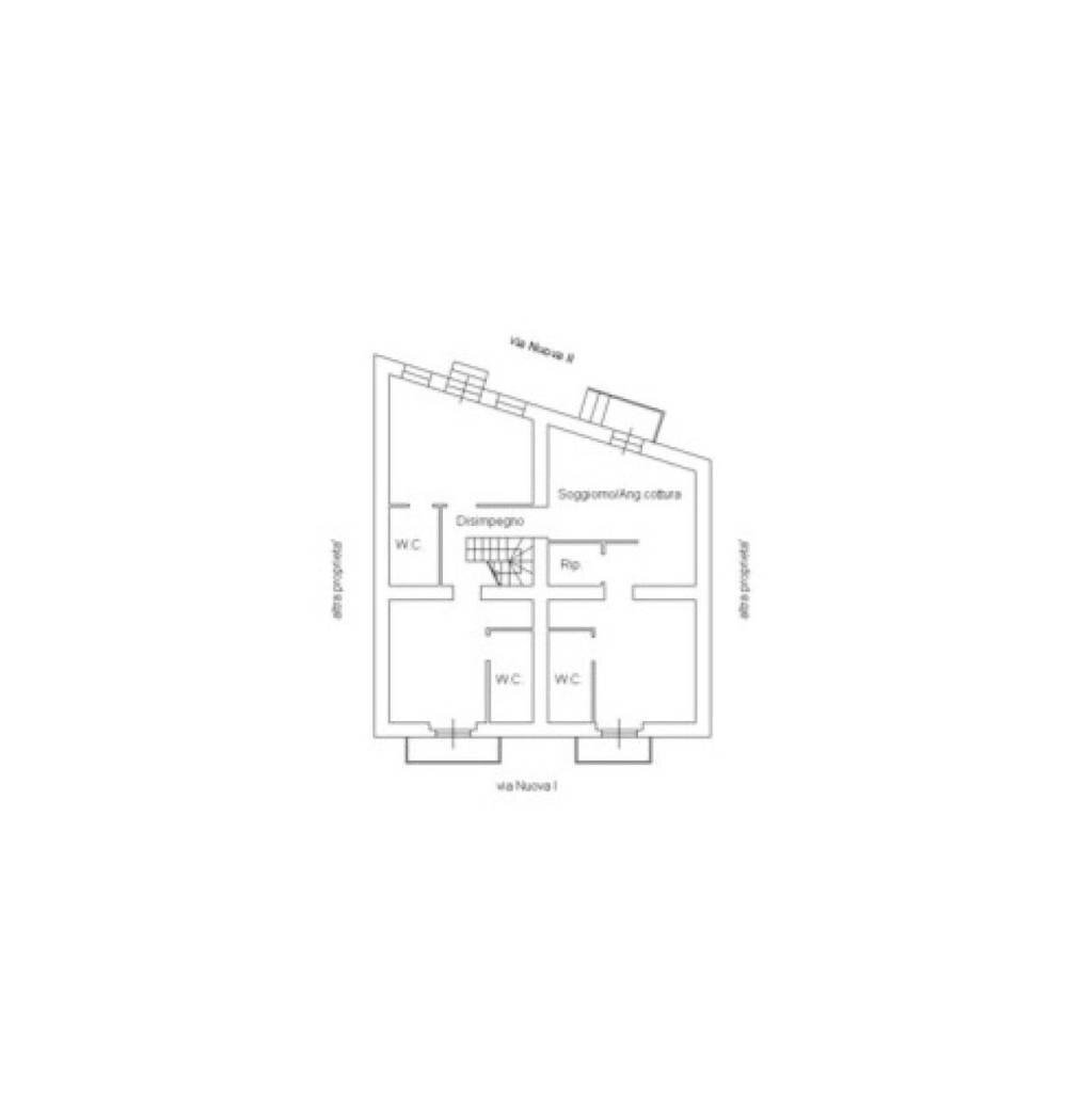 Four-room apartment via I Nuova, 6, Agrigento - floor plans 1