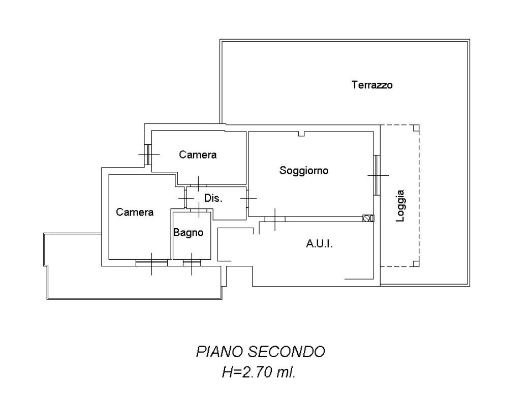 piantina - Appartamento Rimini - planimetria 1