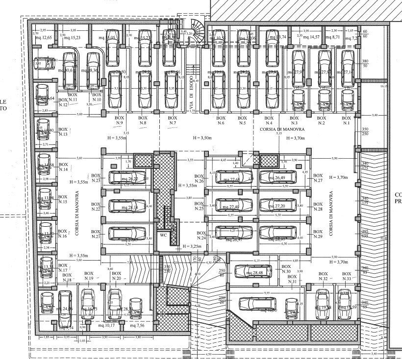pianta box.jpg - Box Via Salvator Rosa 18, Benevento - floor plans 1