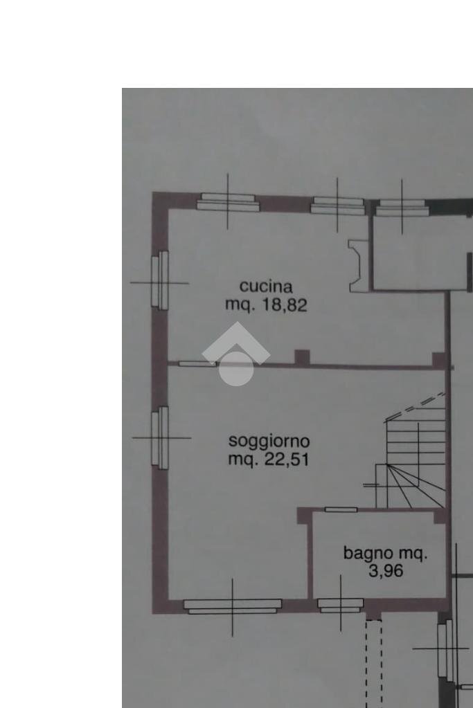 Casa semi indipendente Via S. Tomaso, Cesena - planimetria 1