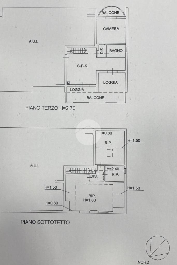 Trilocale Via Rino Beltramini, Rimini - planimetria 1