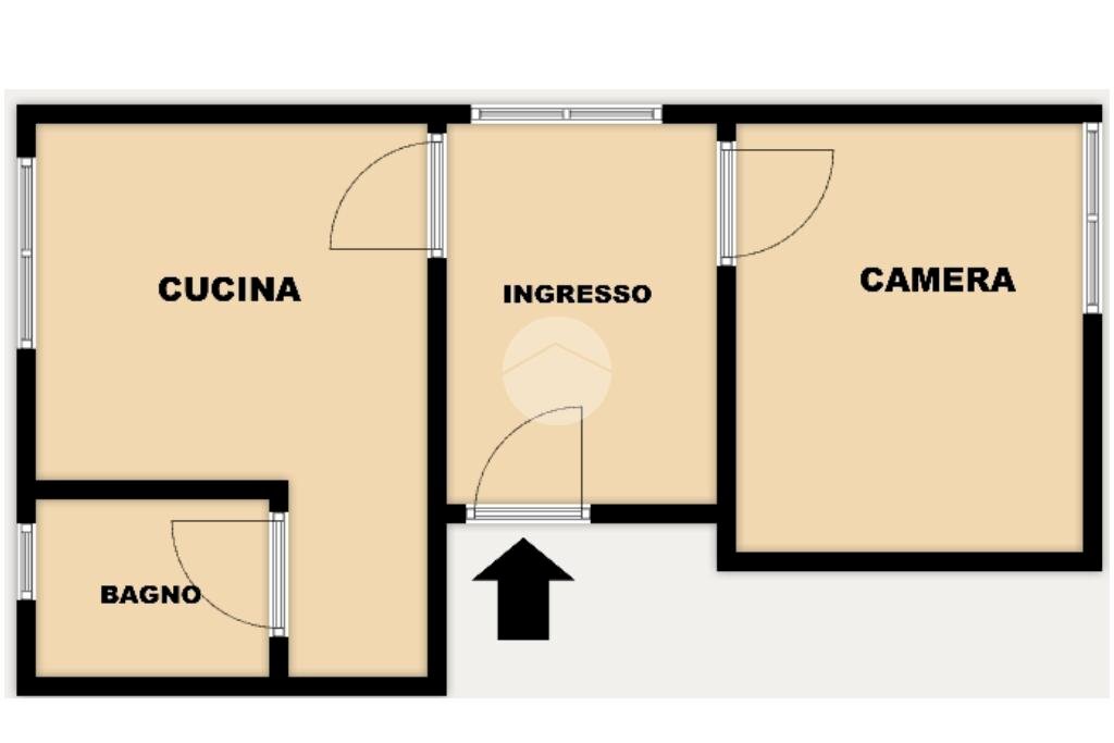 Apartment Via Germano Jori, Genova (neighborhood Certosa) - floor plans 1