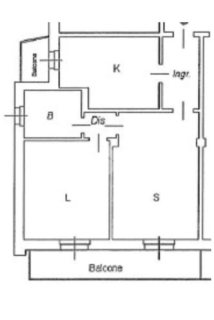 Bilocale Via gulielmo marconi, Cormano - planimetria 1