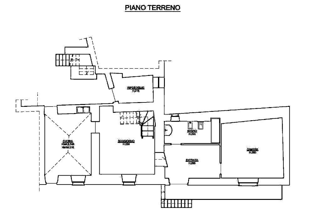 Rustic Fr. cappio, Strona - floor plans 1