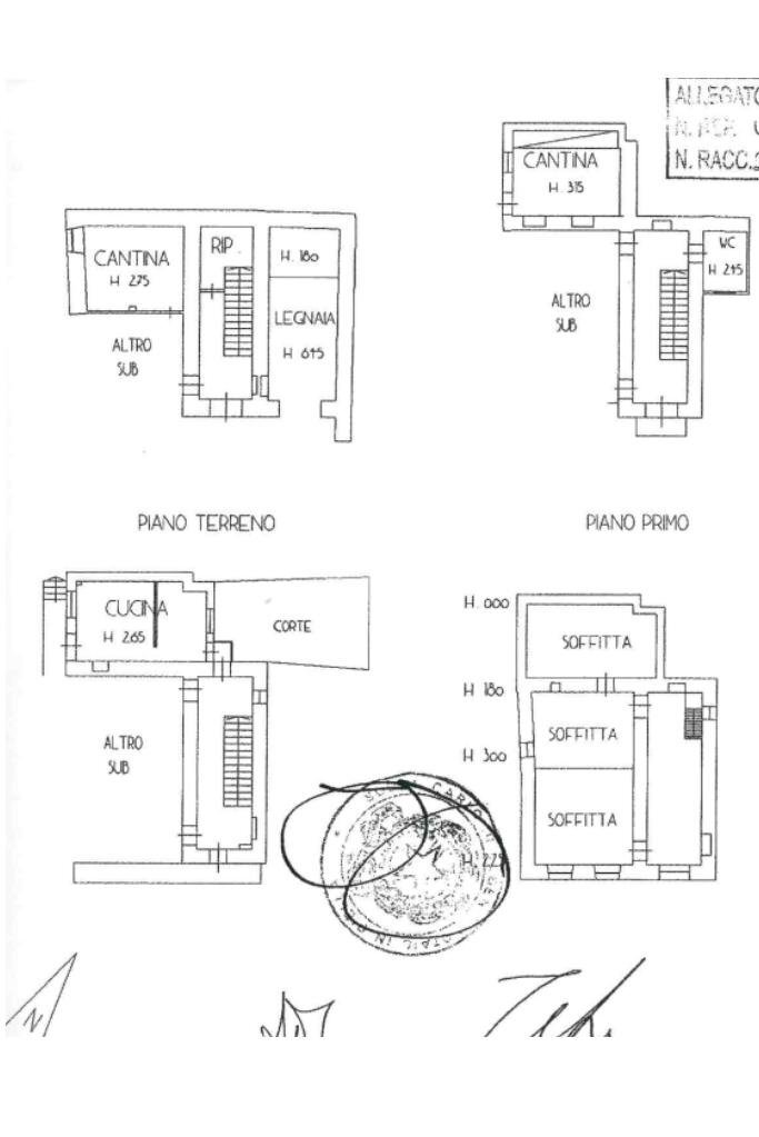 Semi-detached house Via Giacomo Pasqual, Sagliano Micca - floor plans 1