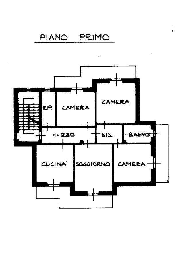 Apartment strada di Gratteria, 120, Mondovì - floor plans 1