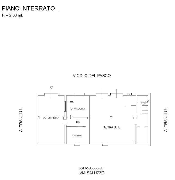 Villa via Saluzzo, 5, Casalgrasso - planimetria 1