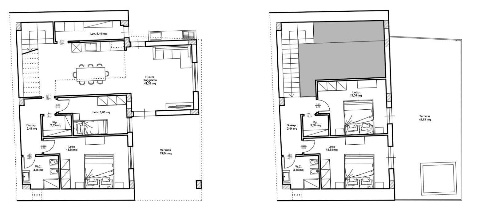 Villa contrada Fraginesi, Castellammare del Golfo - planimetria 1