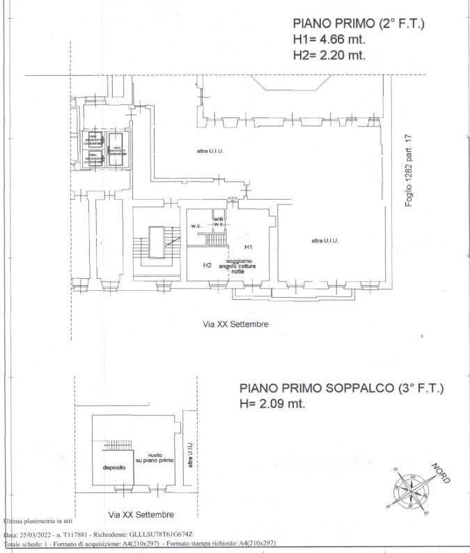 Appartamento via Alfieri, 6, Torino (zona Centro) - planimetria 1