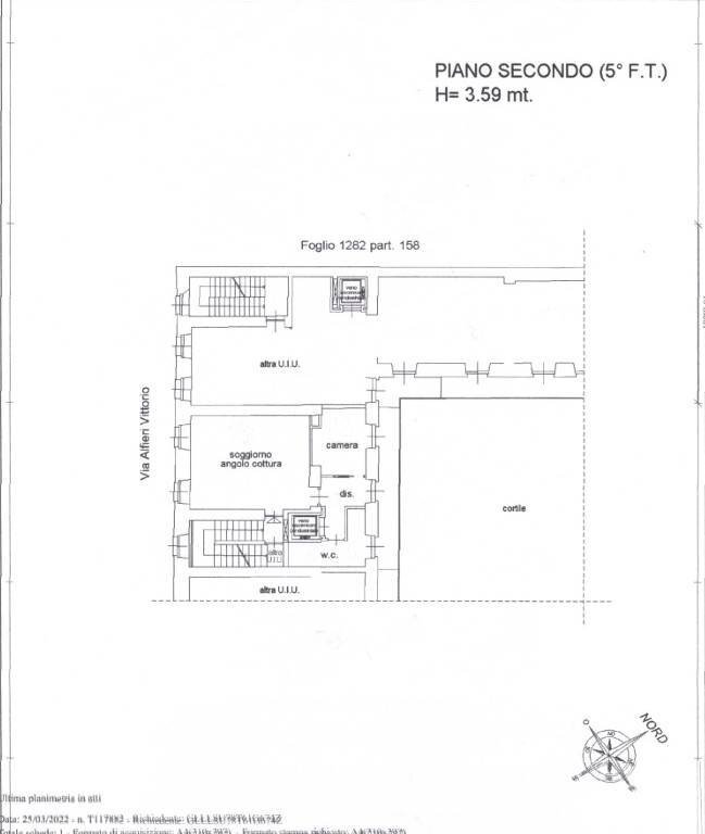 Appartamento via Alfieri, 6, Torino (zona Centro) - planimetria 1