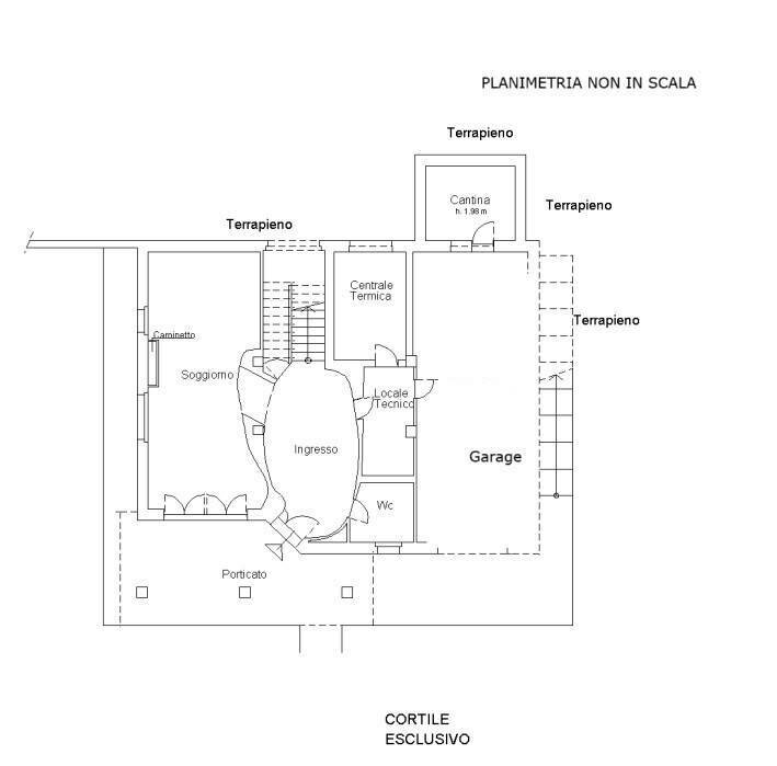 Villa via Tommaso Culasso, 9, Canelli - planimetria 1