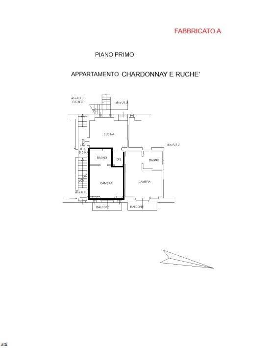 Rustic Regione Pelazzi, Cassinasco - floor plans 1