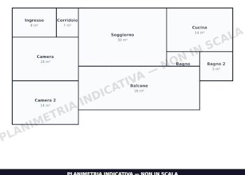 Planimetria - Appartamento Via XX Settembre, Canicattì - foto 13