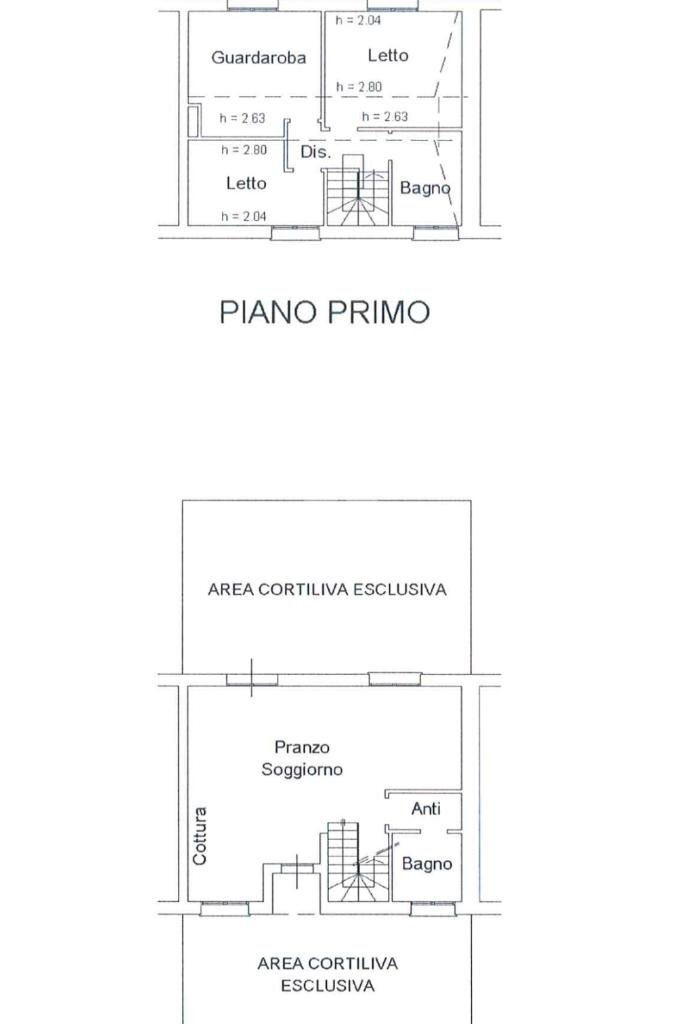 Villa a Schiera Via Salvatore Quasimodo, Bagnolo in Piano - planimetria 1