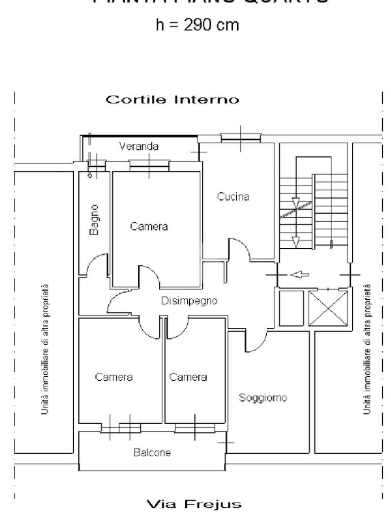 Apartment Via Frejus, Orbassano - floor plans 1