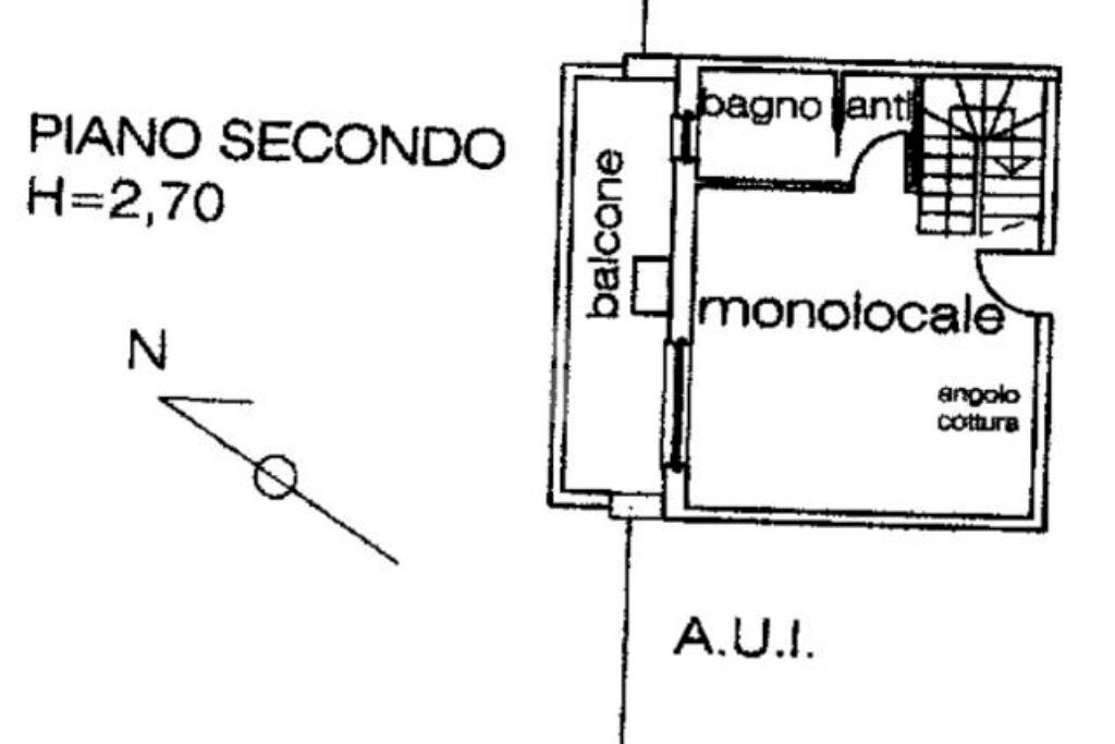 One-room apartment Viale sandro botticelli, Cesenatico - floor plans 1