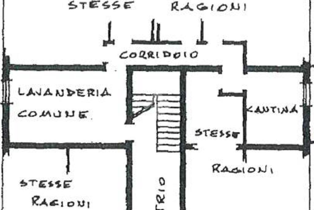 Three-room apartment Via Radici In Monte, Sassuolo - floor plans 1