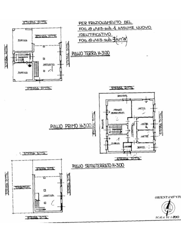 Villa Via rivarolo beltrama, Lombardore - planimetria 1