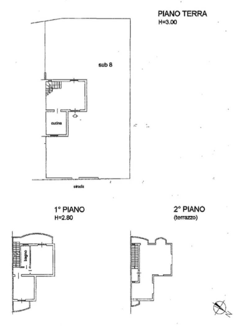 Villa contrada Santa Venere, Rocca Imperiale - floor plans 1