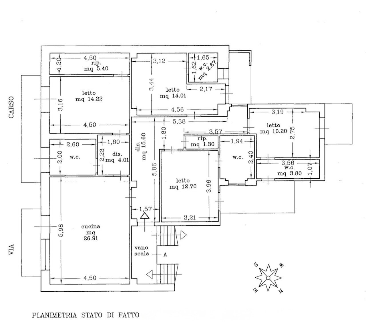 planimetria - Appartamento Via Carso, Siracusa - planimetria 1