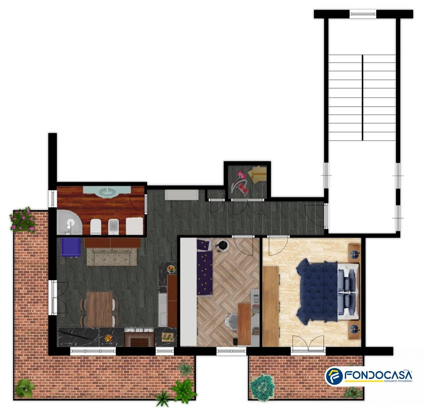 Foto 33 - Three-room apartment Via Morette, Boissano - floor plans 1
